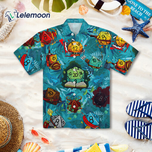DnD Dice Hawaiian Shirt