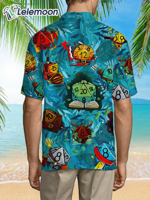 DnD Dice Hawaiian Shirt $34.95
