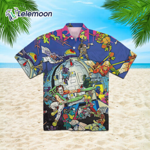 Vintage Ninja Turtles Hawaiian Shirt