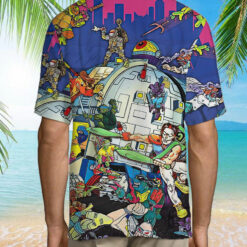 Vintage Ninja Turtles Hawaiian Shirt $34.95