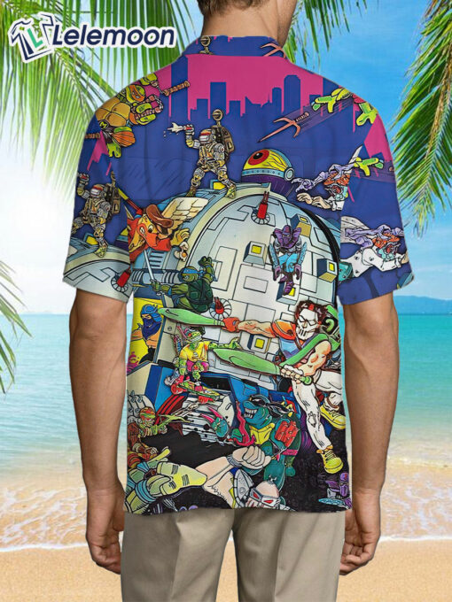 Vintage Ninja Turtles Hawaiian Shirt $34.95