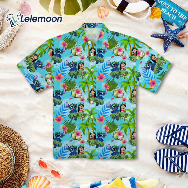 Lilo And Stitch NFL Philadelphia Eagles Hawaiian Shirt Disney Aloha Shirt -  Limotees