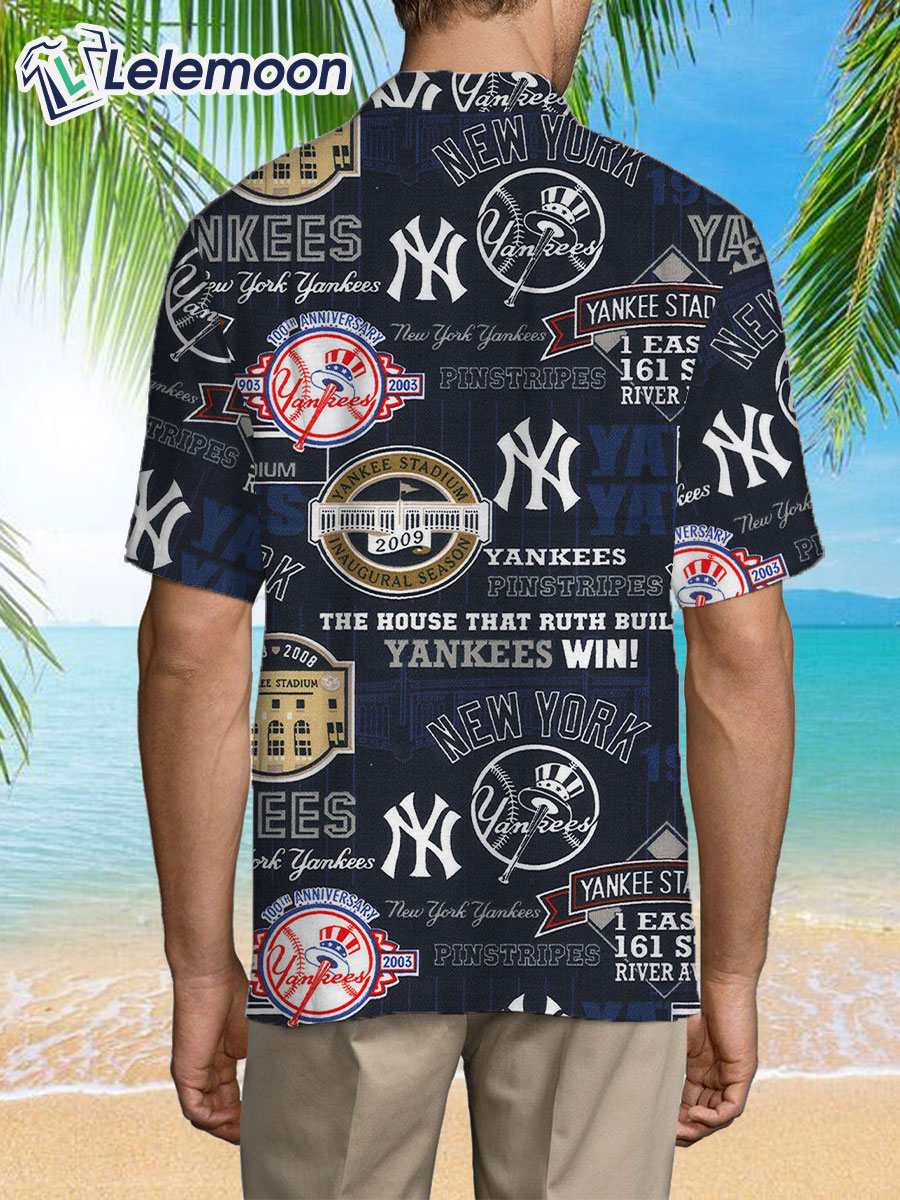 New York Yankees Logo Mlb Hawaiian Shirt Men Youth Yankees Aloha Shirt -  Best Seller Shirts Design In Usa