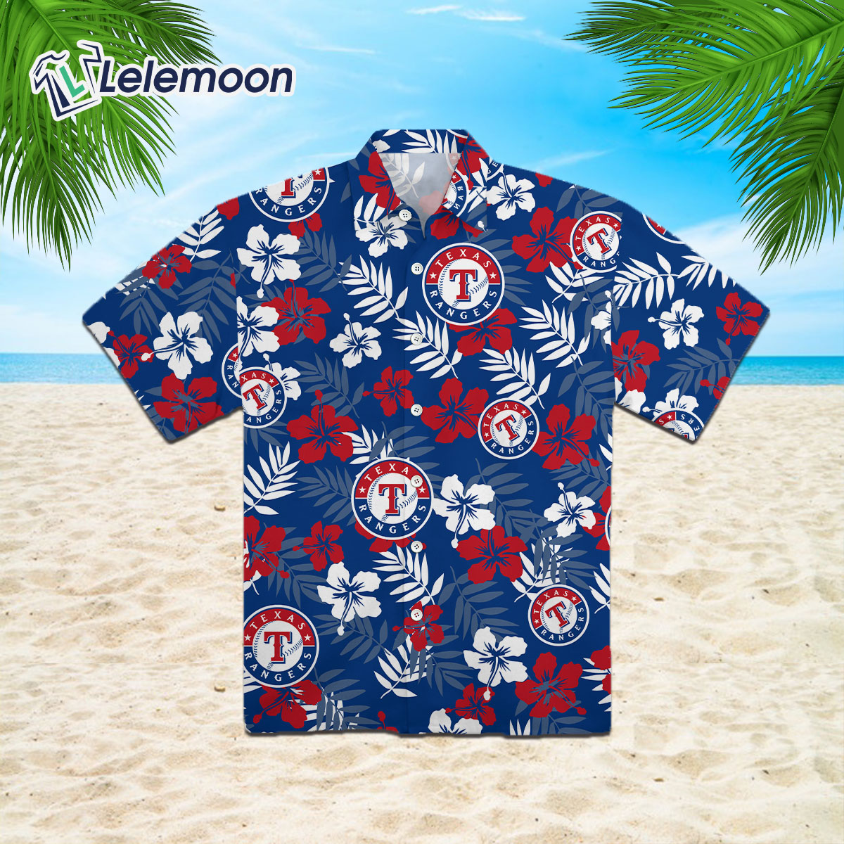 Texas Rangers Hawaiian Shirt
