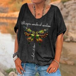 Butterfly Whisper Words Of Wisdom Let It Be Shirt