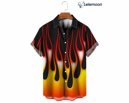 Casual Fire Summer Hawaiian Shirt $34.95