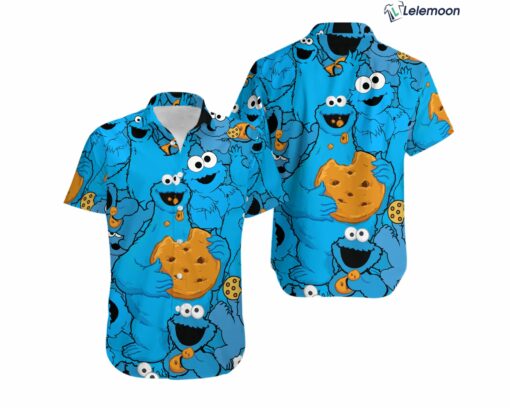 Cookie Monster Hawaiian Shirt $34.95