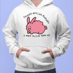 Excuses Are Like A**holes I Want To Lick Them All Shirt, Hoodie, Sweatshirt, Women Tee