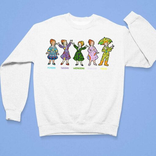 Everyday Of Week Ms Frizzle Shirt, Hoodie, Sweatshirt, Women Tee $19.95