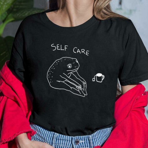 Frog Self Care Shirt, Hoodie, Sweatshirt, Women Tee