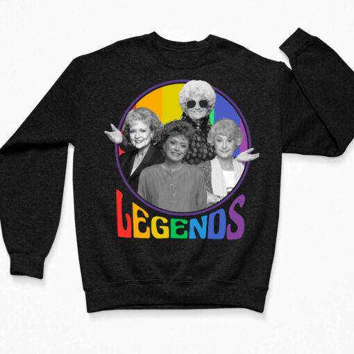 Golden Girl Rainbow Pride Legends Shirt, Hoodie, Sweatshirt, Women Tee $19.95