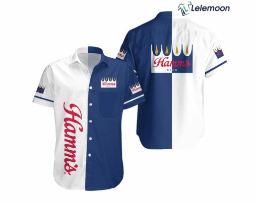Hamm's Hawaiian Aloha Shirt, Lovers Gift Beach Shirt $34.95