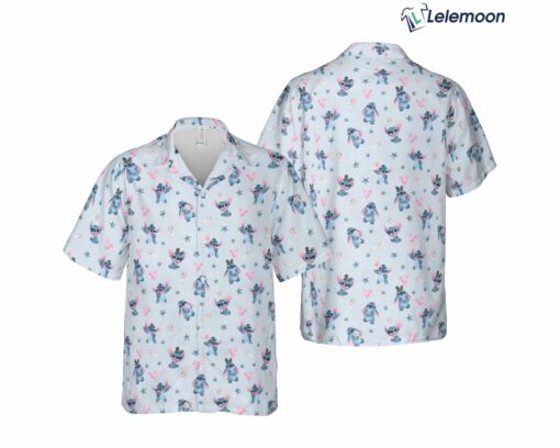 Happy Stitch Hawaiian Shirt $34.95