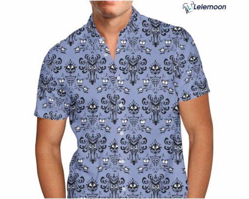 Haunted Mansion Wallpaper Hawaiian Shirt $34.95