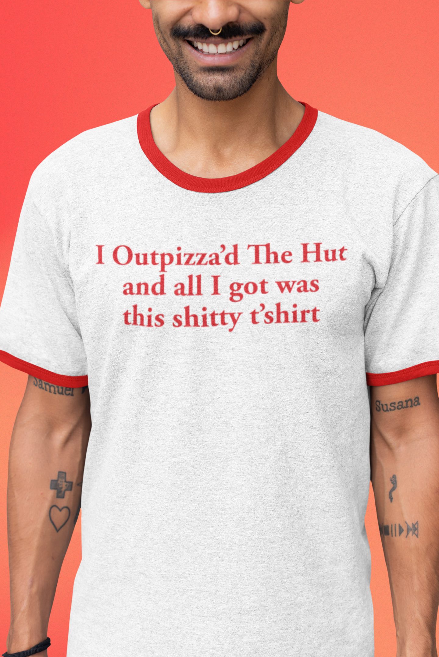 I Outpizza'd The Hut And All I Got Was The Shitty T'Shirt Ringer Tee ...