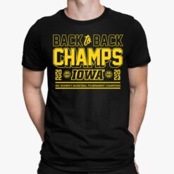 Iowa Back to Back Champion shirt