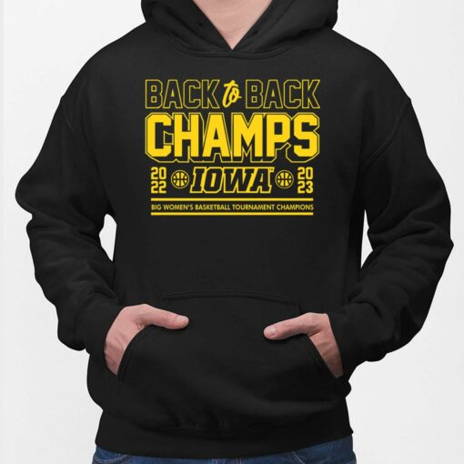 Iowa Back to Back Champion shirt