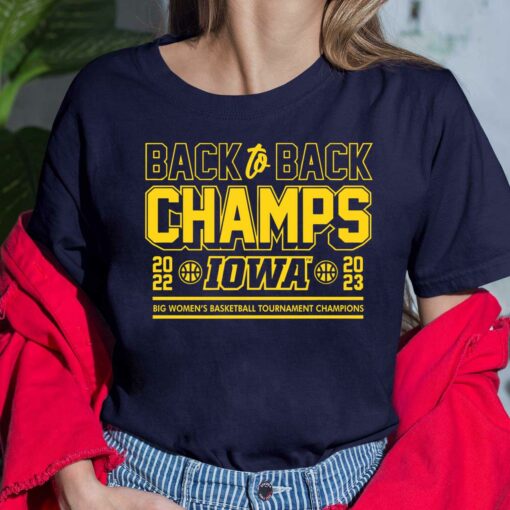 Iowa Back to Back Champion shirt