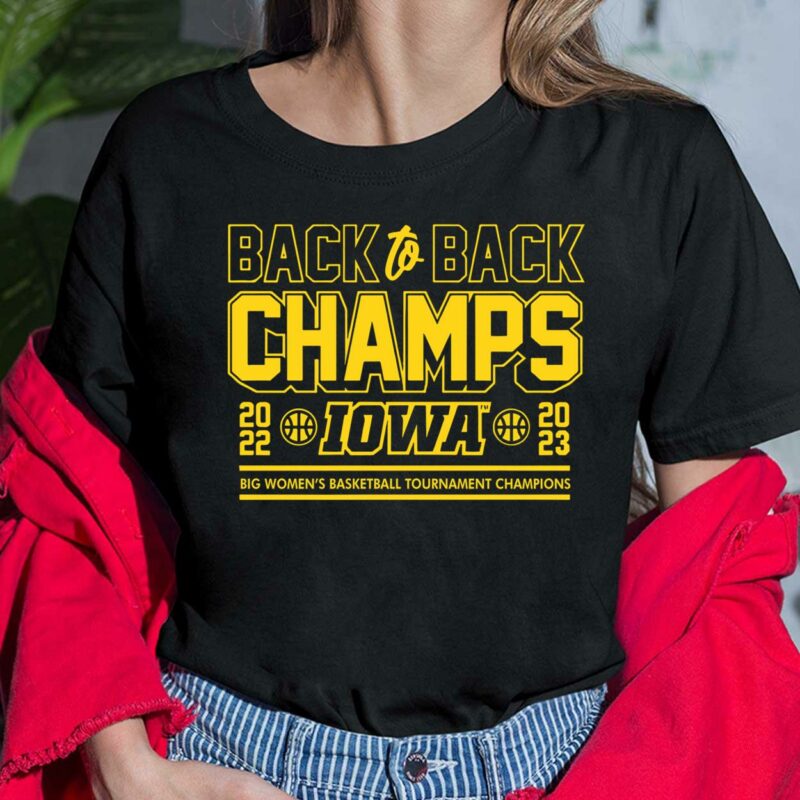 Iowa Back to Back Champion shirt