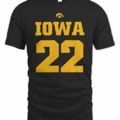 Iowa Hawkeyes Caitlin Clark Name and Number Shirt $24.95