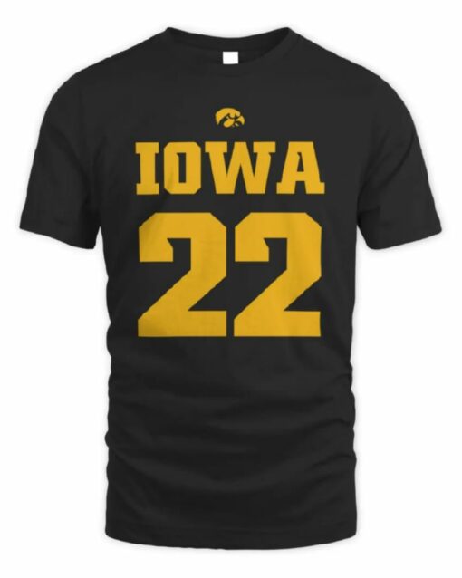 Iowa Hawkeyes Caitlin Clark Name and Number Shirt $24.95
