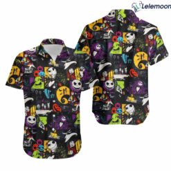 Jack And Sally The Nightmare Before Christmas Hawaiian Shirt