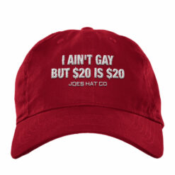 I Ain’t Gay But $20 Is $20 Joes Hat Co Embroidery Hat