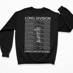 Long Division Unknown Integers Shirt $19.95