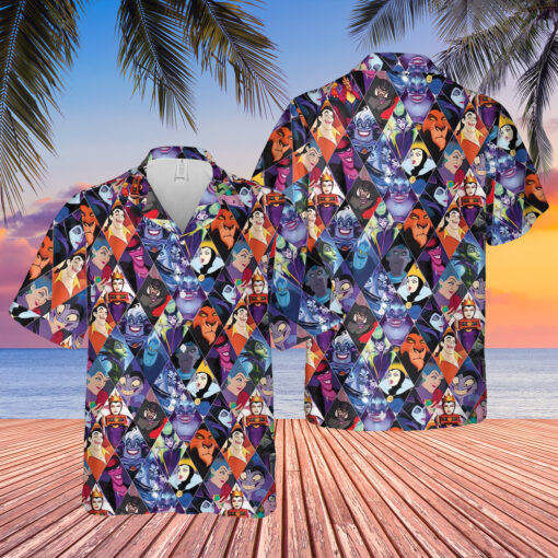 Maleficent Evil Queen Villain Summer Hawaiian Shirt $34.95