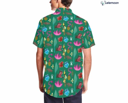 Mens Jungle Cruise Button Up Short Hawaiian Shirt $34.95