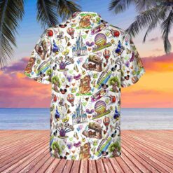 M*ck*y Snacks Summer Parks Food Hawaiian Shirt $34.95