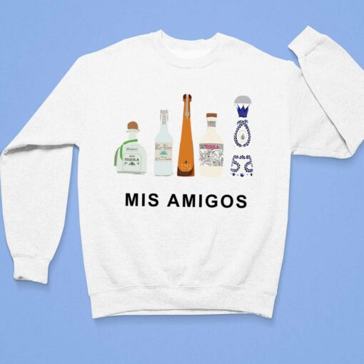 Mis Amigos Tequila Shirt, Hoodie, Sweatshirt, Women Tee $19.95