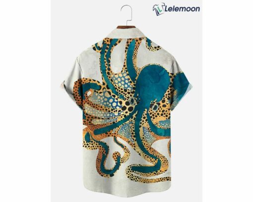 Ocean Octopus Hawaiian Shirt $34.95