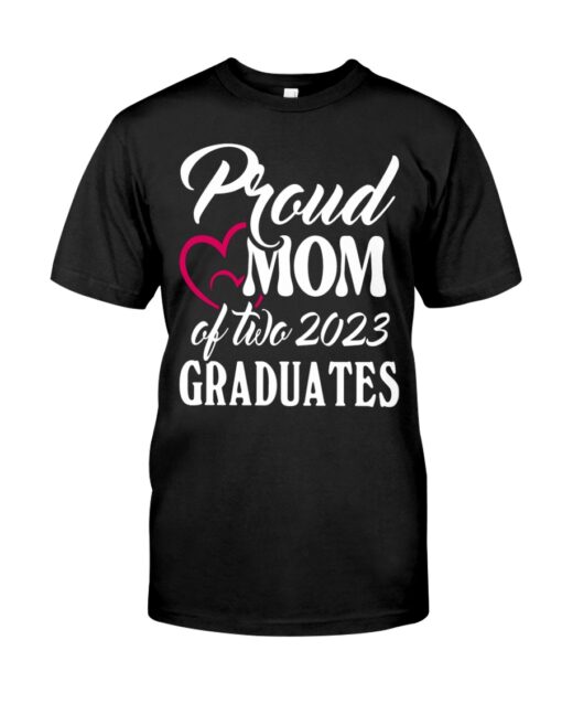 Proud-Mom-Of-Two-2023-Graduates-Shirt