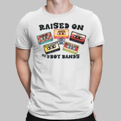 Raised On 90's Boy Bands Shirt, Hoodie, Sweatshirt, Ladies Tee