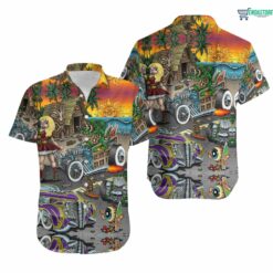 Rat Fink And The Hot Rod Hawaiian Shirt