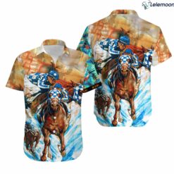 Secretariat Horse Racing Art Hawaii Shirt