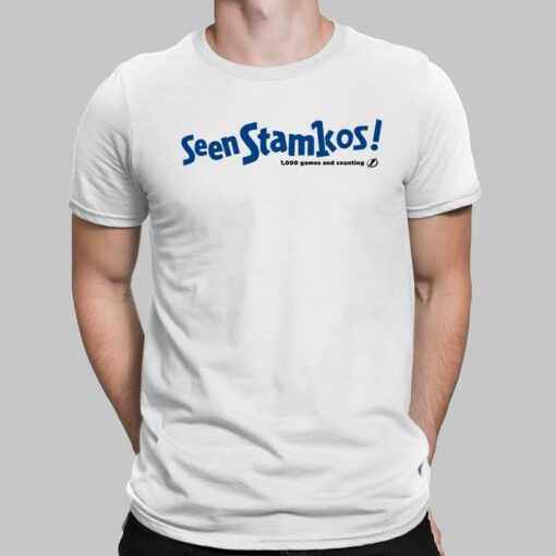 Seen Stamkos 1000 Games And Counting Shirt