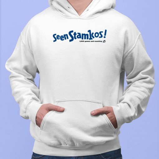 Seen Stamkos 1000 Games And Counting Hoodie