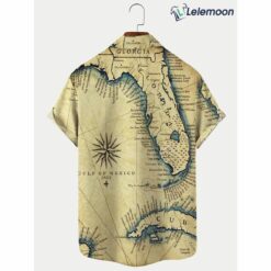 Vintage Florida Map Hawaiian Shirt $34.95 Vintage Florida Map Hawaiian Shirt 1 1