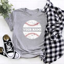 Custom Name Baseball Mom Shirt, Hoodie, Sweatshirt, Women Tee