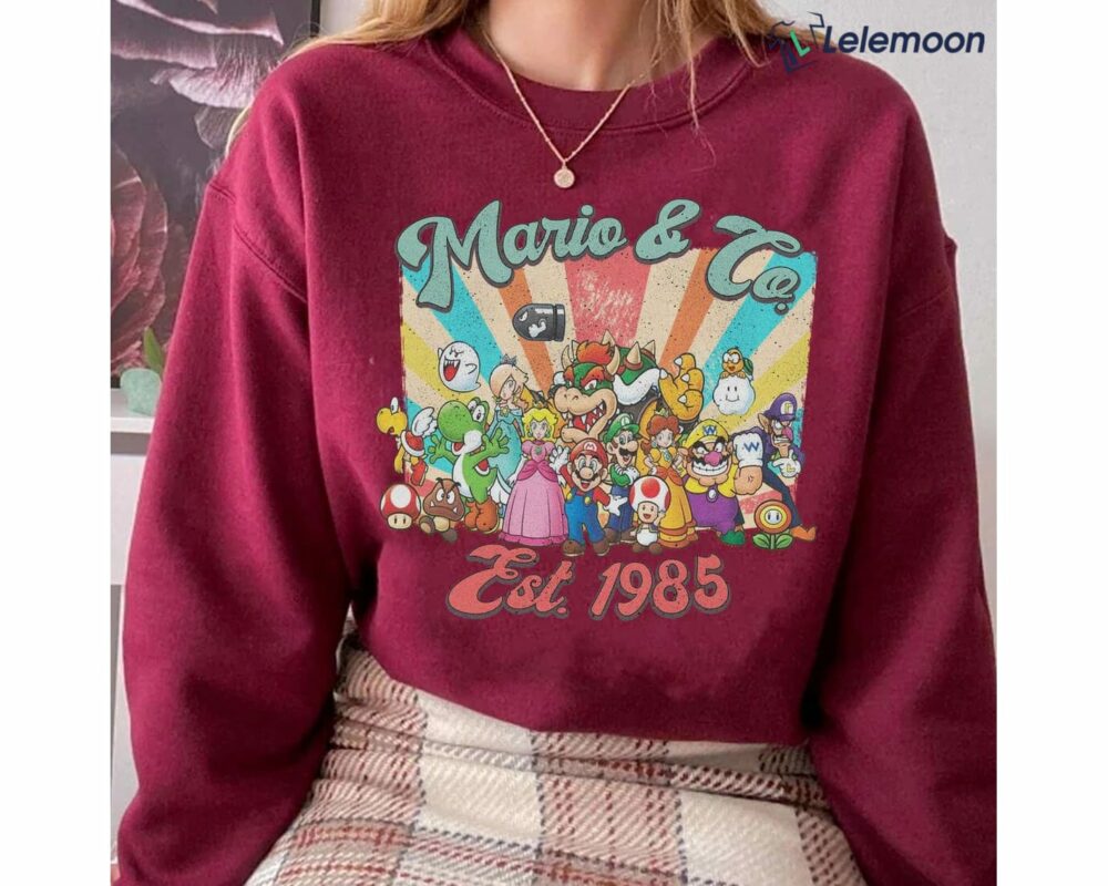 Mario And Co Est 1985 Shirt, Hoodie, Sweatshirt, Women Tee $19.95 il 1140xN.4816554095 qzv2