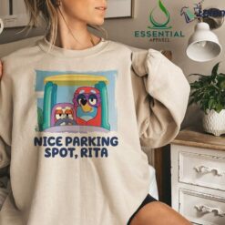 Bluey Nice Parking Spot Rita Sweatshirt, Shirt, Hoodie, Women Tee