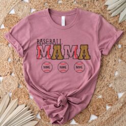 Custom Name Baseball Mama Shirt, Hoodie, Sweatshirt, Women Tee