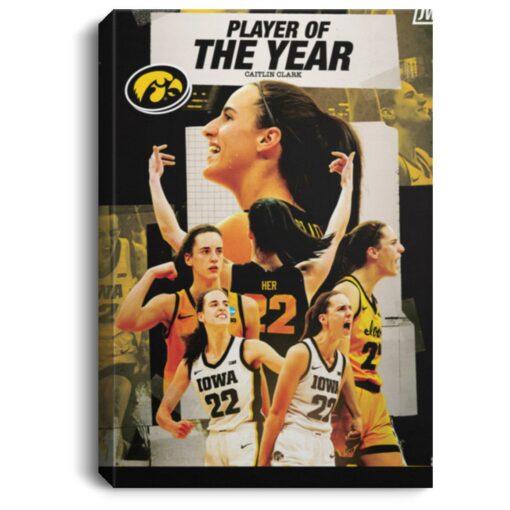 Player of the Year Caitlin Clark Poster, Canvas $24.95