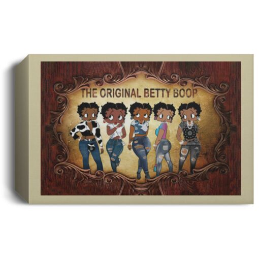 The Original Betty Boop Poster, Canvas $27.99