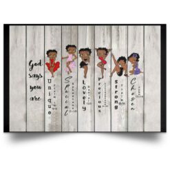 Betty Boop God Says You Are Poster, Canvas $27.99