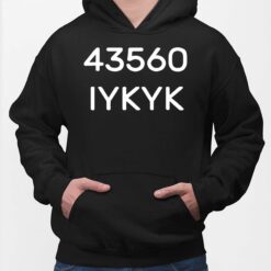 43560 Iykyk Shirt, Hoodie, Sweatshirt, Women Tee