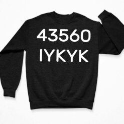 43560 Iykyk Shirt, Hoodie, Sweatshirt, Women Tee $19.95