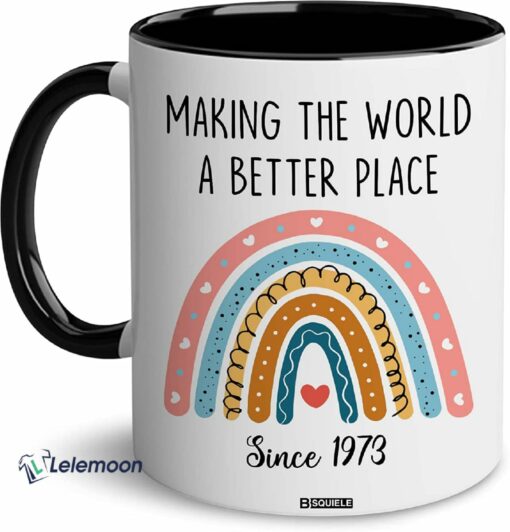 Making The World A Better Place Since 1973 Mug